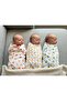 3-Pack Heart Twill Organic Cotton Swaddle Blanket