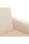 Scaun balansoar, crem, material textil - 6