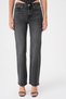 Black Straight Jeans - Normal Waist - 6