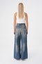 High waist loose cut wide leg jeans - 4
