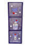 Sanrio Licensed Kuromi 3-Tier Drawer Organizer – Purple Decorative Desktop Organizer 8.5 cm - 4