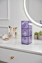 Sanrio Licensed Kuromi 3-Tier Drawer Organizer – Purple Decorative Desktop Organizer 8.5 cm - 3