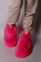 Women's Fuchsia Bumble Ultra Light Furry Slippers with Fur Inside 4cm Bynd03 - 2