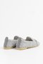 Women's Gray Buckle Embroidered Straw Knitwear Daily Ballerinas Byndtrb03 - 8