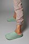 Women's Mint Green Homey Soft Fur Inside Waterproof Winter House Slippers 3cm Byndhfay01 - 2