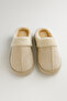 Women's Cream Plush Suede House Slippers Byndmtf01 - 5
