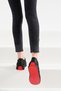 Woman Black Breezy Parachute Fabric Red Sole Sneaker Sports Shoes 3cm Byndbre01 - 3