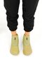Women's Olive Green Tunder Faylon Zipper Detailed Boots 4cm Byndfay07 - 2