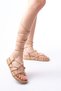 1001-1001 Nut Ankle Lace Women's Sandals - 2