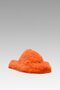 Women's Orange Extra Soft Fuzzy Slippers 3cm Bynd01 - 5