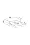 Desna Two-Tier Two-Drawer Cabinet - Cherry |   34 cm X 19 cm X 10.8 cm | - 6