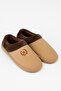 Beige Men's Velvet Home Shoes Byndkdfbot01 - 5