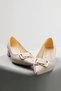 Women's Beige Double Buckle Leather Classic Heeled Shoes 4cm Byndkp704 - 6