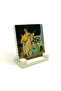 Two Musicians Girl Picture Printed Stone Tabletop 10X10 Krt-126