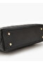 Embossed Shoulder Bag with Strap Handle - 6