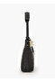 Embossed Shoulder Bag with Strap Handle - 4