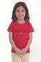 Printed Short Sleeve Girls' T-Shirt B6 - 2