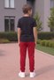 Busekids Boys' New Season Multi-Colored Printed T-Shirt Ribbed-Elastic Bottom-Top Set - 3