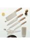 Kitchen Knife Set, Retrosohoo 6-Pieces Khaki Sharp Knife Block Sets for Kitchen - 6