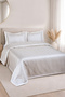 Hermira Jacquard Double Modern Bedspread Set 3 Pieces 240X250Cm (Cream) - 2