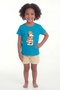 Printed Short Sleeve Girls' T-Shirt B9 - 2