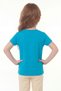 Printed Short Sleeve Girls' T-Shirt B7 - 4