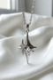 Stargirl Star Sparkling North Star Steel Necklace - 2