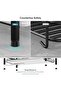 2-Tier Compact Dish Drying Rack - Rust-Proof Kitchen Drainer Set with Board Holder - 7