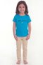Printed Short Sleeve Girls' T-Shirt B6 - 2