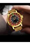 Rulet Li%Ge Model Men's Wristwatch Rulet Watch Leather Strap Rulet Watch - 3