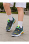 Colorful Patterned Children's Sports Shoes - Smoked - 4