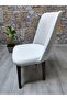 Large Oval Chair Cover Jacquard Bombu Bohemian Fabric Village Anthracite - 4