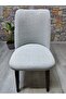 Large Oval Chair Cover Jacquard Bombu Bohemian Fabric Village Anthracite - 2