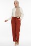 Women's Tile Waist Elastic Lace-Up Atlas Wide Leg Pants