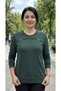New Season Sports Combed Cotton Blouse with Ribbed Sleeves and Bottom