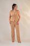 112035 Women's Plus Size Cobalt Button Detail Vest Set Sets