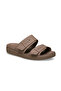 Brooklyn Buckle Low Low Women's Slippers 211215-2Q9Brown - 2