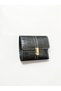 Patter Model Women's Mini Wallet Money Portfolio Stylish Minimal Accessory Detailed Card Holder Wallet - 4