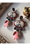 Zra Model Bird Detailed Resin Earrings