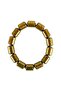 Pyrite Natural Stone Bracelet (10mm Pipe Cut)