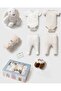 Mösyö Lartin Rabbit Sleeping Buddy 7-Piece Newborn Gift Set Organic Baby Girl