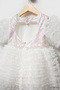 Greta Ruffle Detailed Special Occasion Eid Dress for Girls - 7