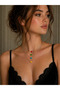 Colorful Minimal Layered Necklace – Modern Choker Style Multi-Chain Necklace - 2