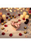Cute Pink Heart-Shaped Cardboard Gift Box with Clear Plastic Lid & Ribbon Ties for 11×11 cm - 2