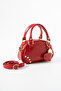 Iso Model Heart Charmli Red Women's Hand and Shoulder Bag - 3