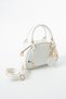Iso Model Heart Charmli White Women's Hand and Shoulder Bag - 3