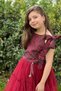 Girl's malibu style tulle and lace princess birthday dress - 4