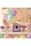 Premium Solid Lilac Unicorn Theme Cardboard Gift Box 18×14 cm - 2