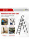 Aluminium Step Ladder Anti-Slip 8 step - 4