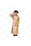 Police Girl Officer Costume for Kids – UAE Brown - 3